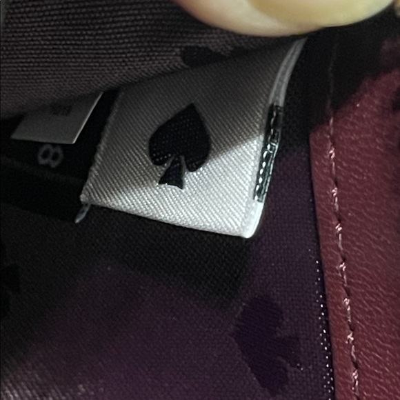 Kate Spade Purple burgundy Floral Wallet - Picture 8 of 13